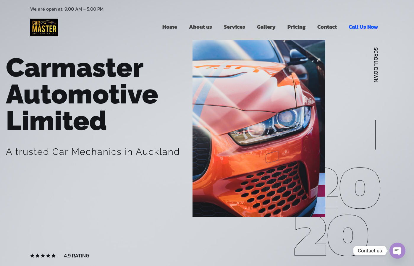 Carmaster website screenshot