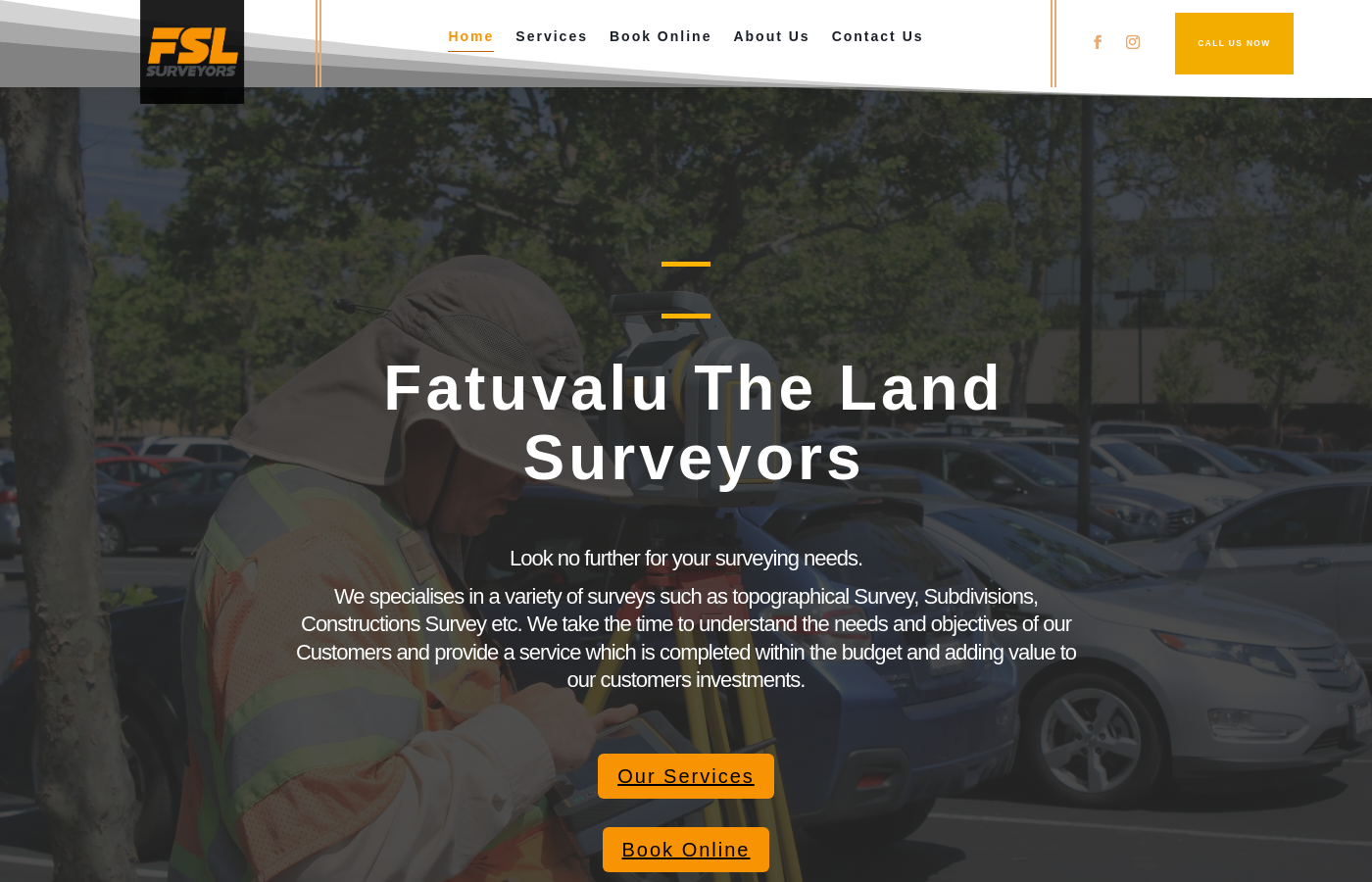 Fatuvalu Surveyors website screenshot