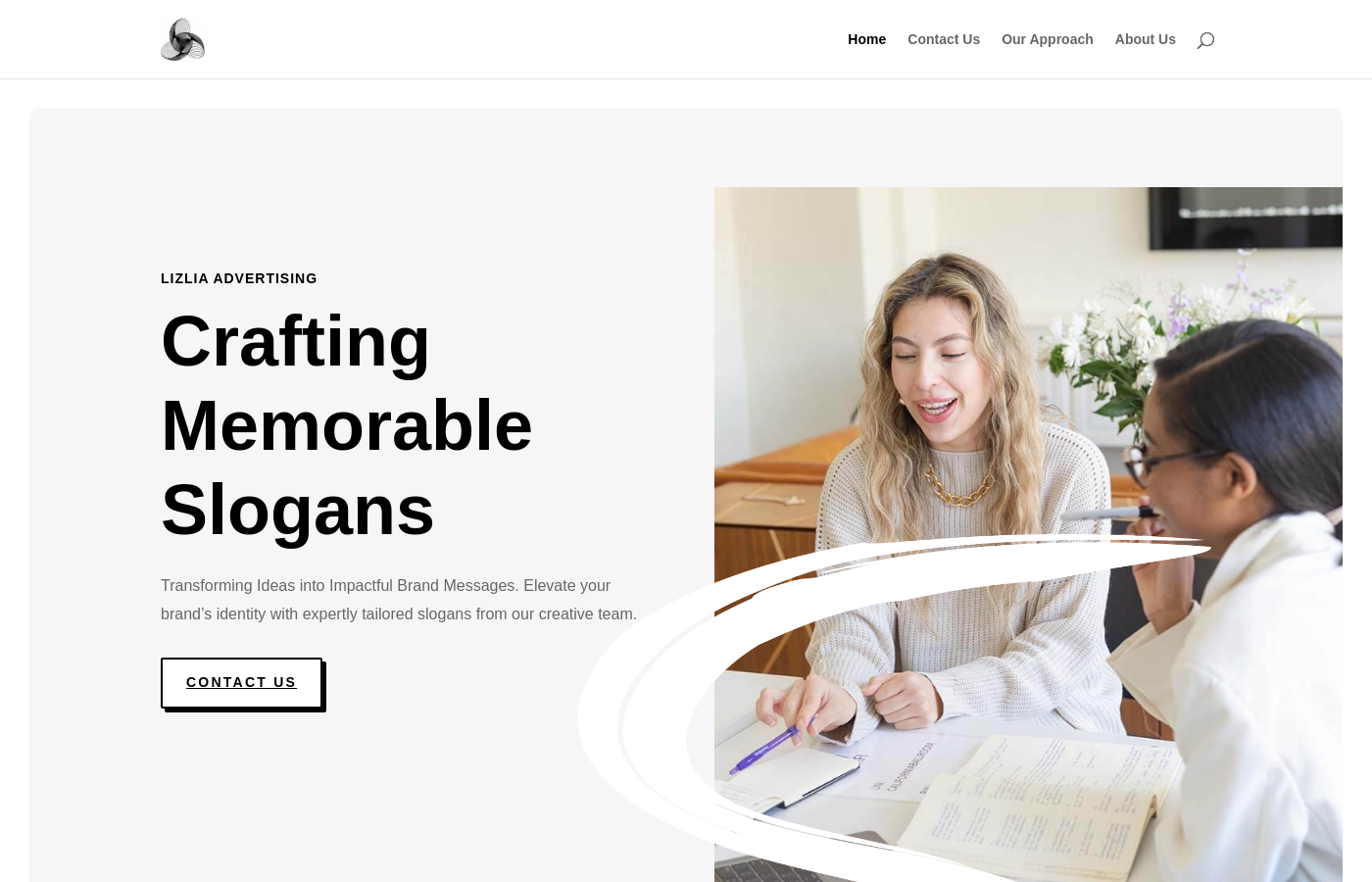 LizLia website screenshot
