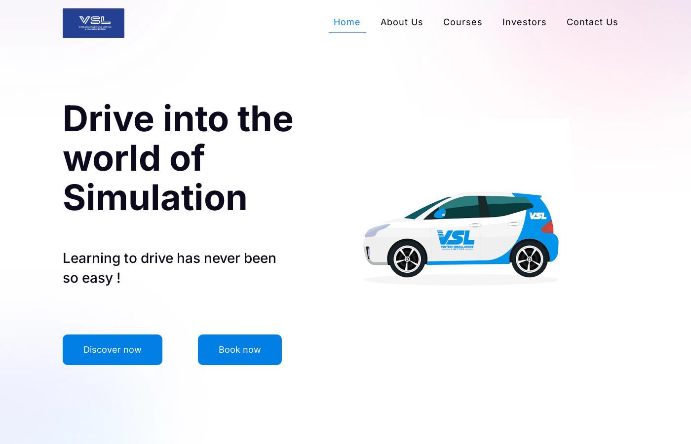VSL Sims website screenshot